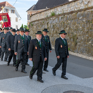 Kameradschaftsbund bei der Fronleichnamsprozession